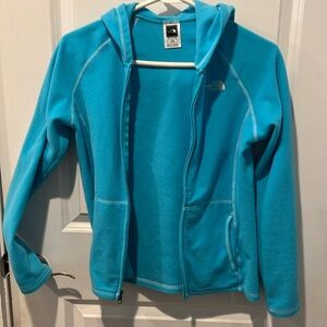 The North Face girls hooded fleece size Large